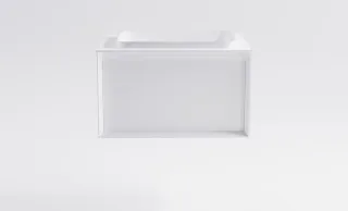 Тумба с раковиной Astra-Form Фрейм 4631177715297 80 см белый матовый